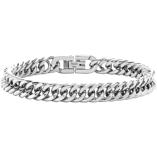 316l Stainless Steel Cuban Link Bracelet for Men Women