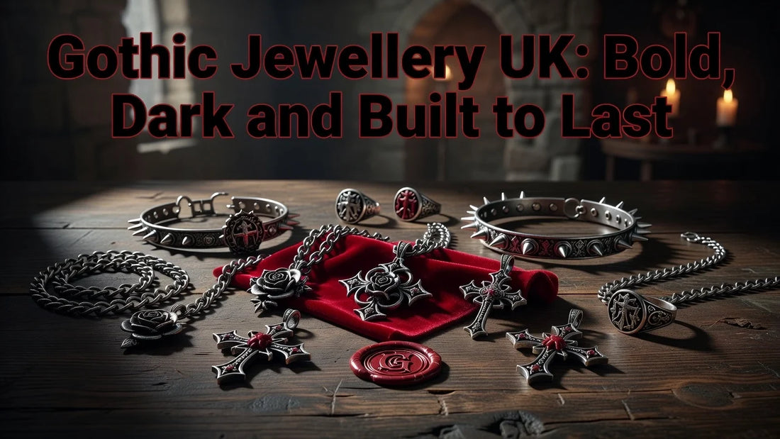 Professional header image for list-based article: Gothic Jewellery UK: Bold, Dark and Built to Last