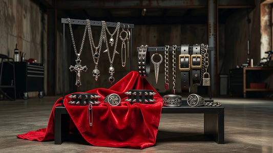Professional header image for list-based article: Edgy Jewellery: The UK Guide to Gothic, Punk and Biker St...