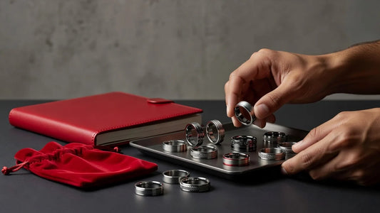 Professional header image for list-based article: Stainless Steel Rings for Men: Styles, Fit and How to Choose