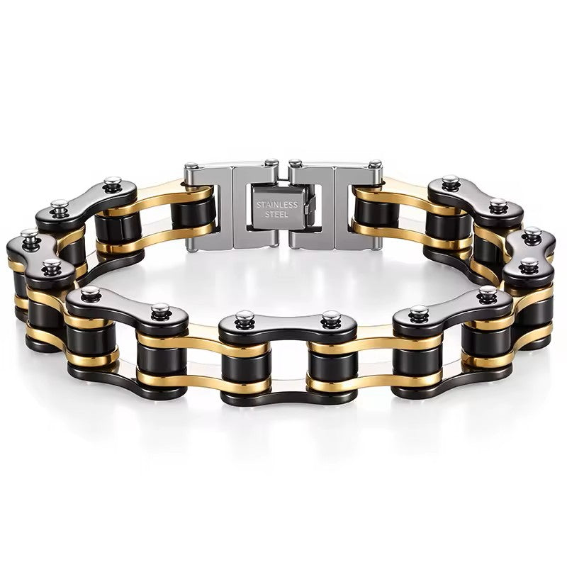 316l Stainless Steel Motorcycle Biker Chain Men's Bracelet for Men Women