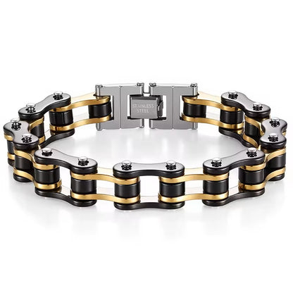 316l Stainless Steel Motorcycle Biker Chain Men's Bracelet for Men Women