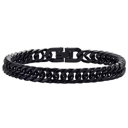316l Stainless Steel Cuban Link Bracelet for Men Women