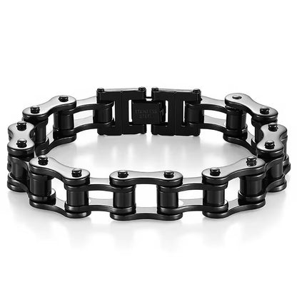 316l Stainless Steel Motorcycle Biker Chain Men's Bracelet for Men Women