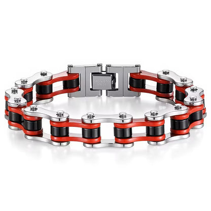316l Stainless Steel Motorcycle Biker Chain Men's Bracelet for Men Women