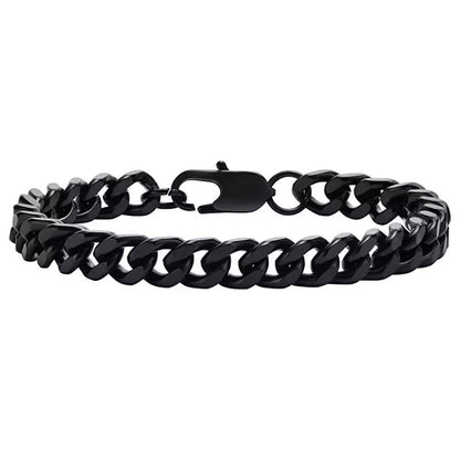 316l Stainless Steel Cuban Link Bracelet for Men Women