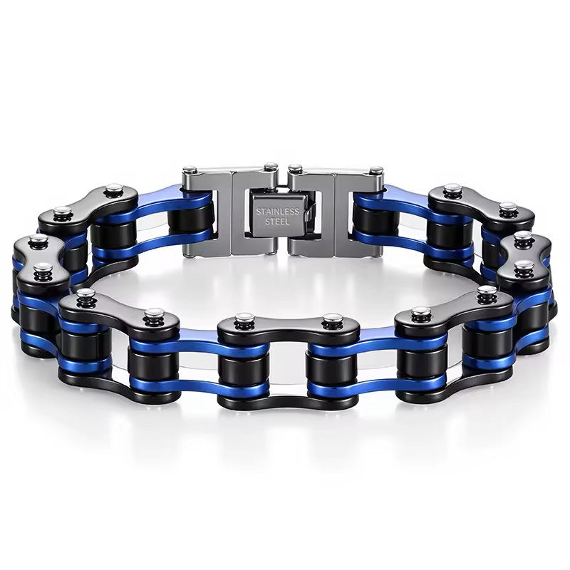 316l Stainless Steel Motorcycle Biker Chain Men's Bracelet for Men Women